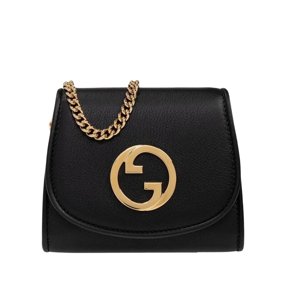 Gucci Blondie Medium Chain Wallet - Black